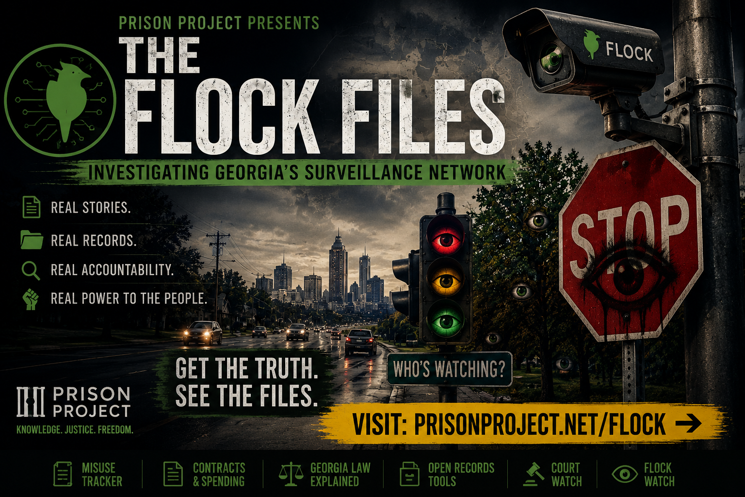 The Flock Files — Prison Project investigation into Georgia's surveillance network