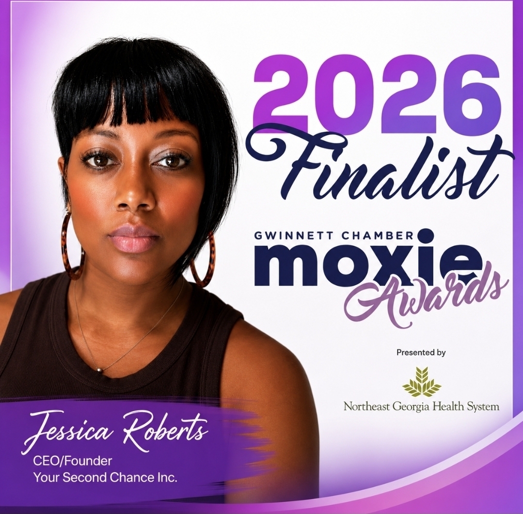 Jessica Roberts featured as a 2026 finalist for the Gwinnett Chamber Moxie Awards.