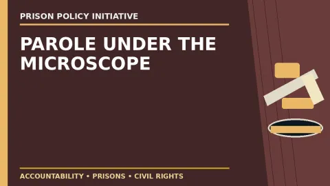 Prison Project editorial headline graphic: Inside the Parole Board: How 35 States Make Release Decisions